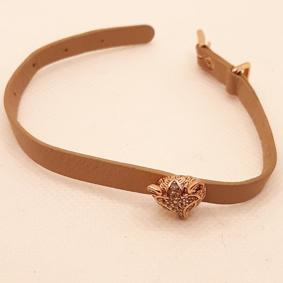 Fossil Rose Gold Pave Fox Head Bracelet - Picture 2 of 10